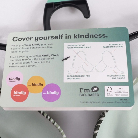 Kindly Yours Women’s Sustainable Tailored Full Coverage T-Shirt Bra 32B - Picture 5 of 7